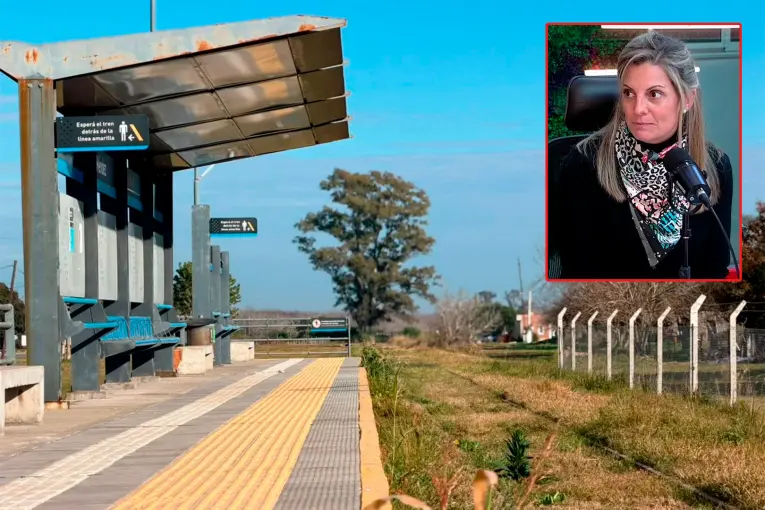 Sauce Montrull espera el regreso del tren y gestiona la construcción de un apeadero, según la intendenta