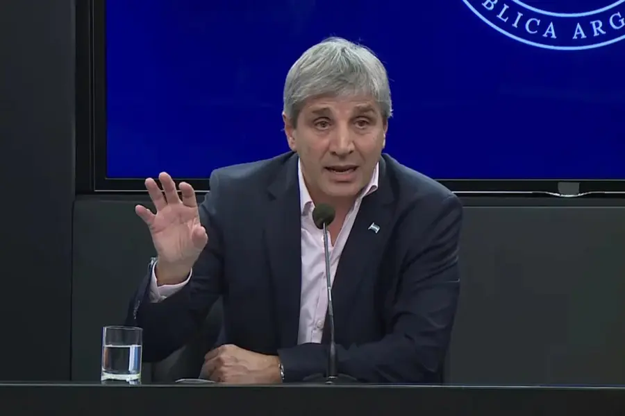 Luis Caputo, ministro de Econom&iacute;a de la Naci&oacute;n. Foto: NA.