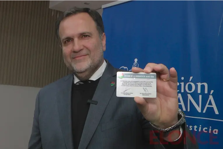 Presentaron la credencial digital para abogados matriculados de Entre Ríos