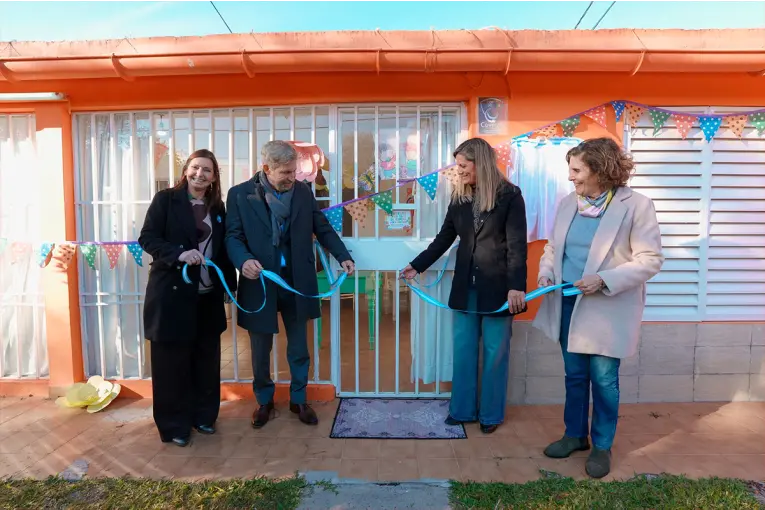 Frigerio inauguró el primer jardín maternal municipal de Sauce Montrull