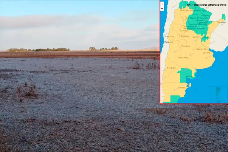 Alerta amarilla por frío extremo en Entre Ríos y zonas de otras 17 provincias: cuáles son las afectadas