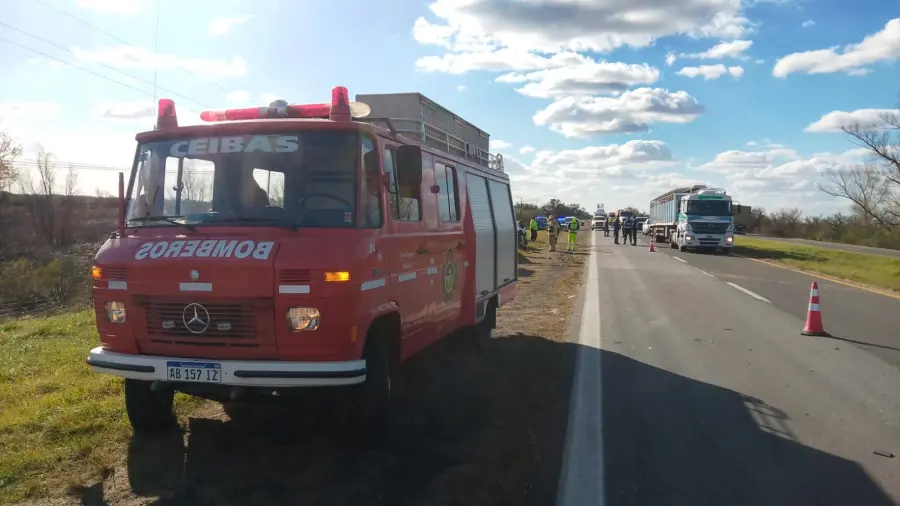 Foto: Bomberos Voluntarios de Ceibas