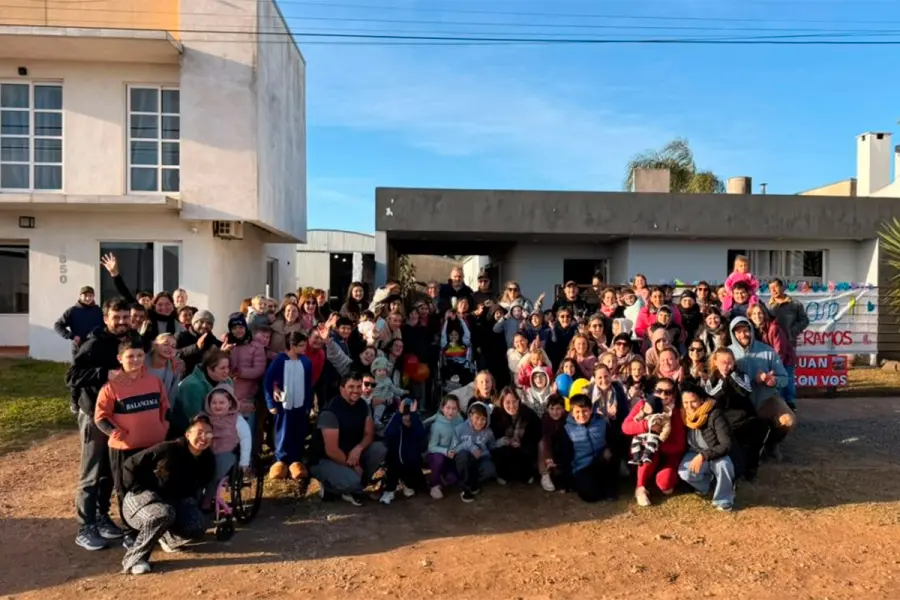 Juan Cruz recibi&oacute; el alta y volvi&oacute; a Chajar&iacute; (foto Chajar&iacute; al d&iacute;a)