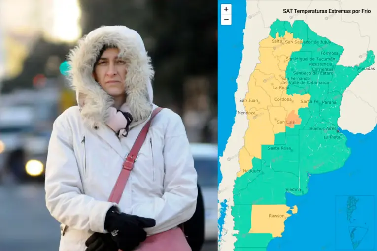 Hay alerta por frío extremo en 11 provincias para este domingo: cuáles son las afectadas