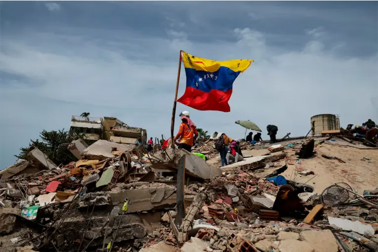 Ascendió a 3.342 la cifra de muertos por los terremotos en Venezuela y persiste la emergencia