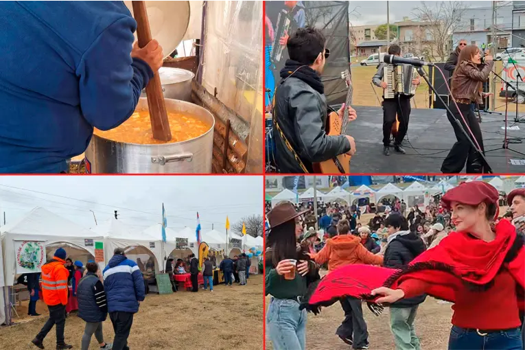 La Fiesta Regional del Locro reunió a vecinos y visitantes en una jornada de sabores y música en Oro Verde