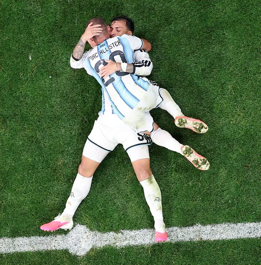 Paredes y MacAllister. (AFA).