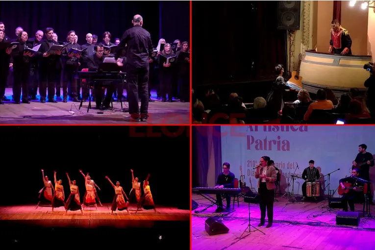 La Gala Artística Patria emocionó con música, danza y teatro en la antesala del 9 de Julio