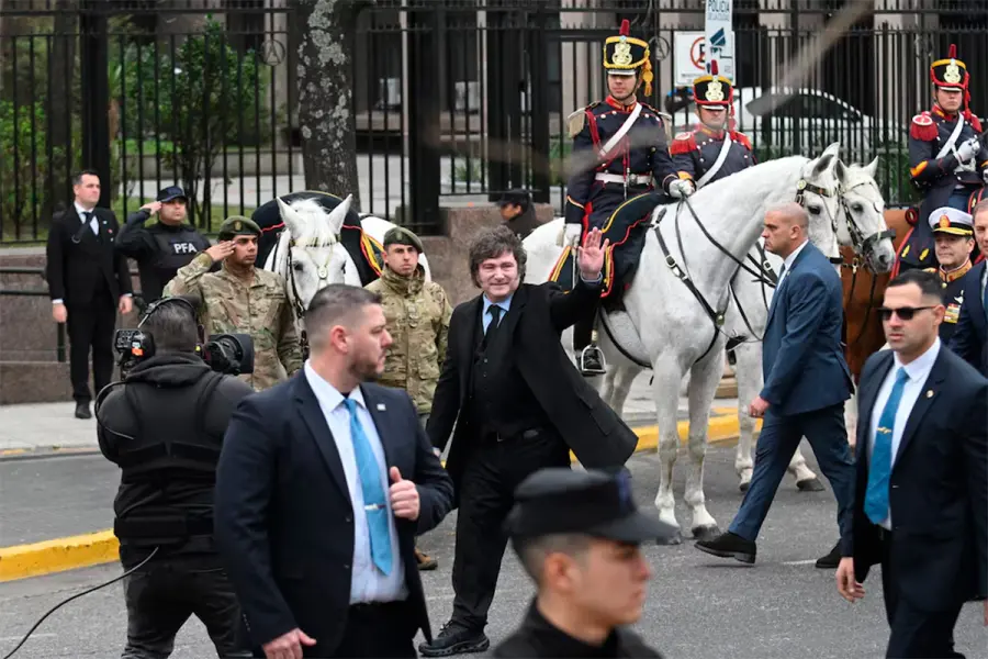Milei particip&oacute; del Tedeum en la Catedral de Buenos Aires por el 9 de Julio (Foto: Maximiliano Luna / Infobae)