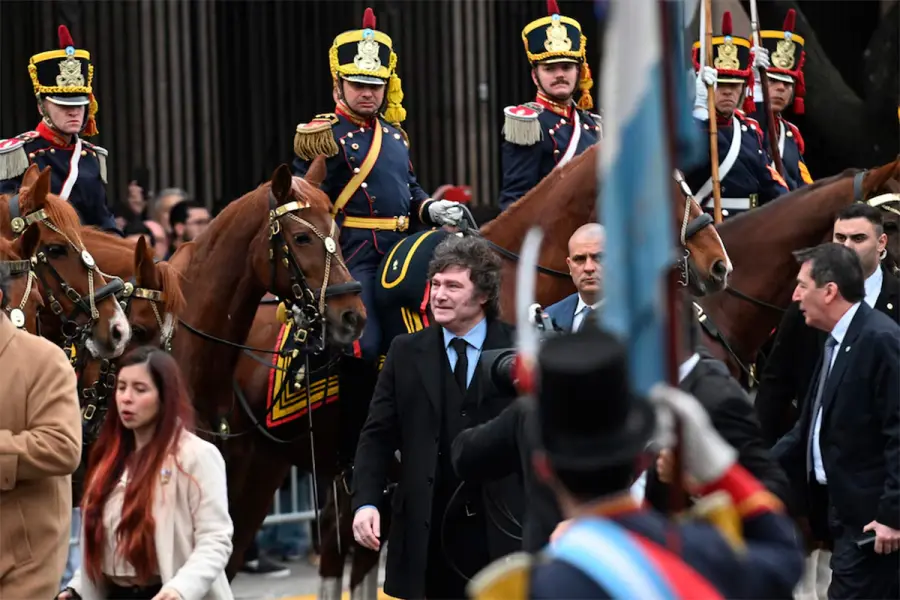 Milei particip&oacute; del Tedeum en la Catedral de Buenos Aires por el 9 de Julio (Foto: Maximiliano Luna / Infobae)