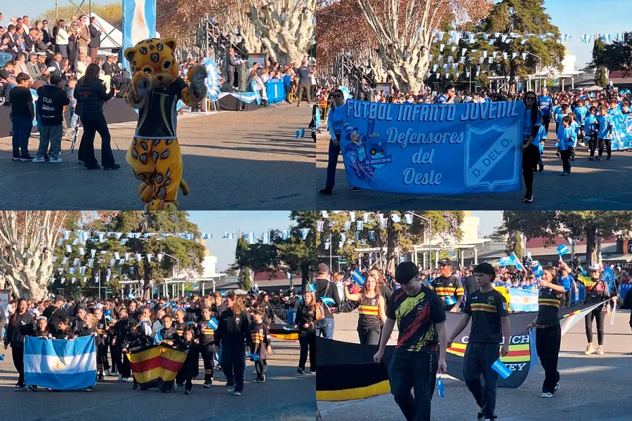 Desfile por el 9 de Julio en Gualeguaych&uacute; (foto R2820)