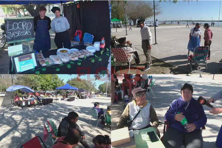 Festival patrio reunió a vecinos y turistas con gastronomía y música en Bajada Grande