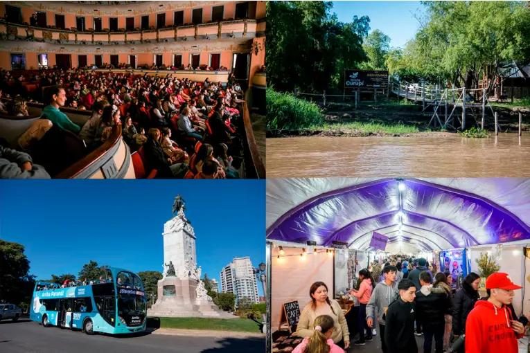 Paraná apuesta al turismo todo el mes y los hoteles de mayor categoría ya superan el 60% de ocupación