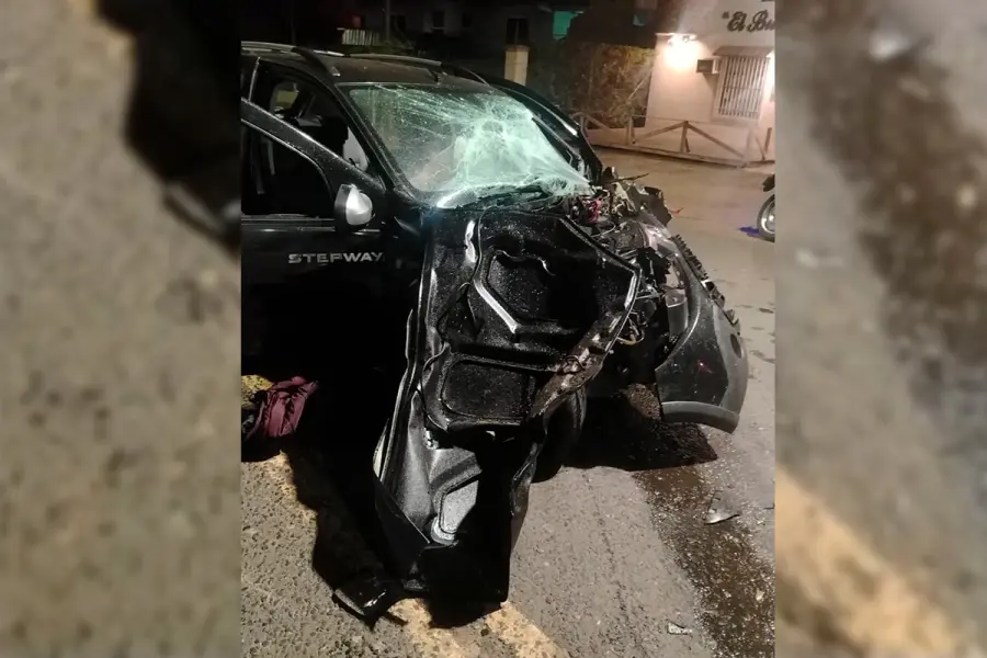 Accidente en Concordia (foto Policía de Entre Ríos)