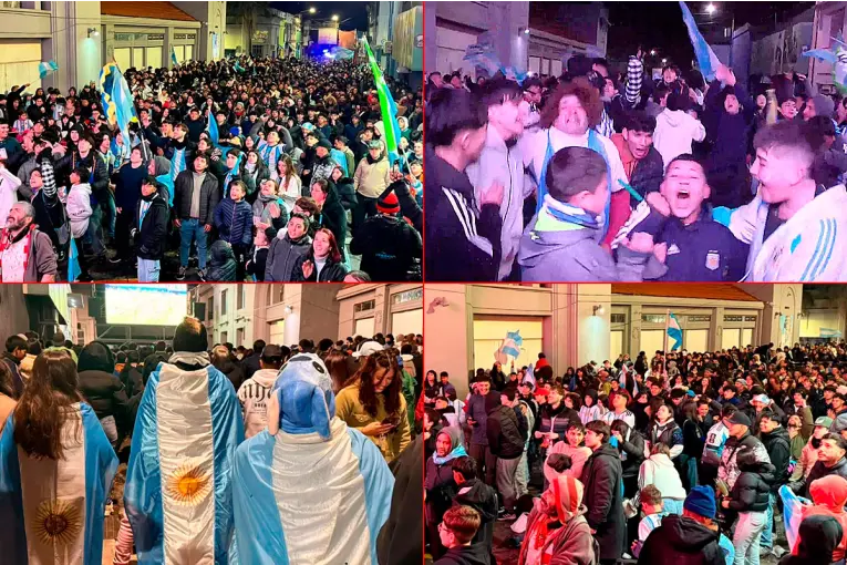 Fan Zone de Paraná: emoción, abrazos y festejos por el triunfo de Argentina ante Suiza