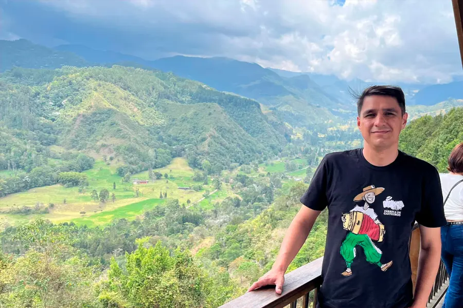 Julio Chivel llev&oacute; el chamam&eacute; entrerriano a Colombia (foto archivo)