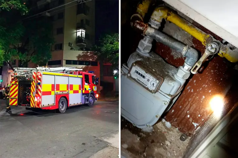 Evacuaron un edificio en Paraná por una pérdida de gas