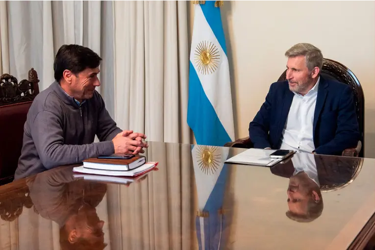Frigerio y el intendente de Diamante repasaron proyectos de infraestructura para la ciudad