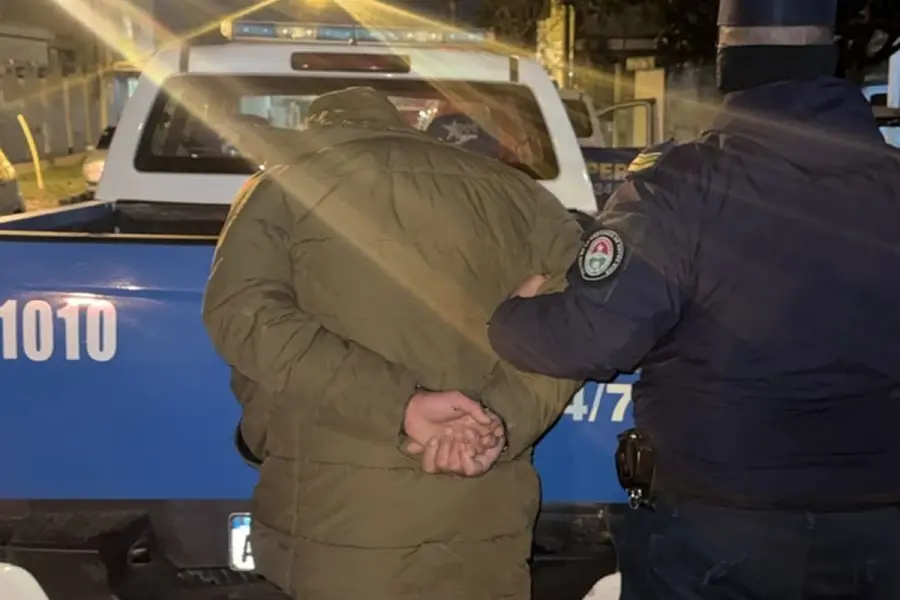 Momento de la detención.