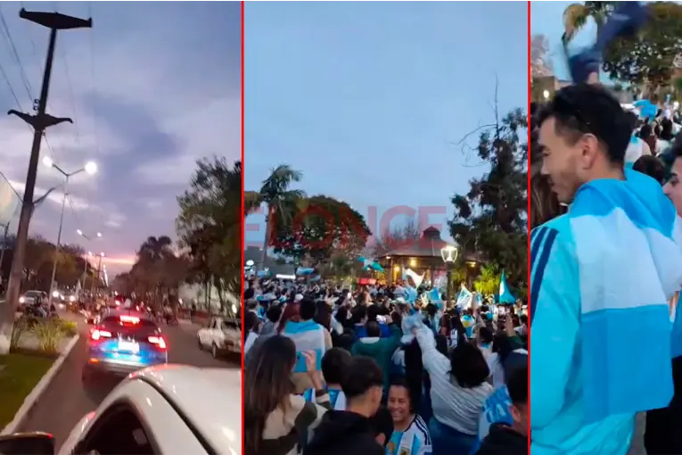 Festejos en Entre Ríos: miles de entrerrianos celebraron el pase de Argentina a la final del Mundial