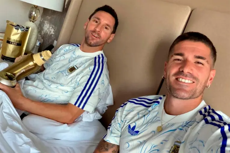 La foto de Messi y De Paul que despertó la ilusión de los hinchas antes de la final