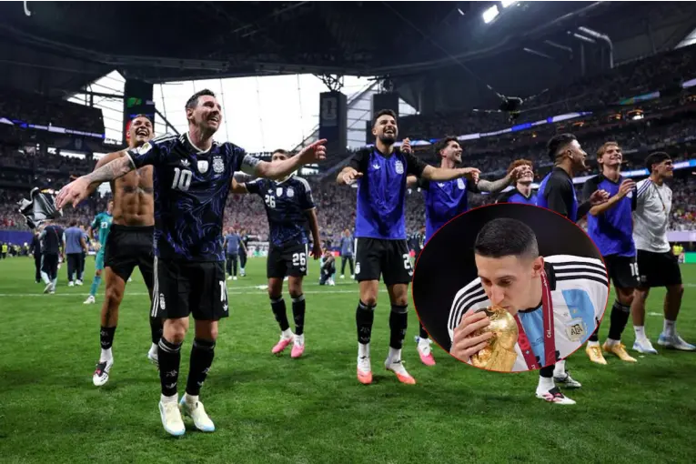 Si ustedes disfrutan, nosotros somos felices: el mensaje de Di María a la Selección Argentina