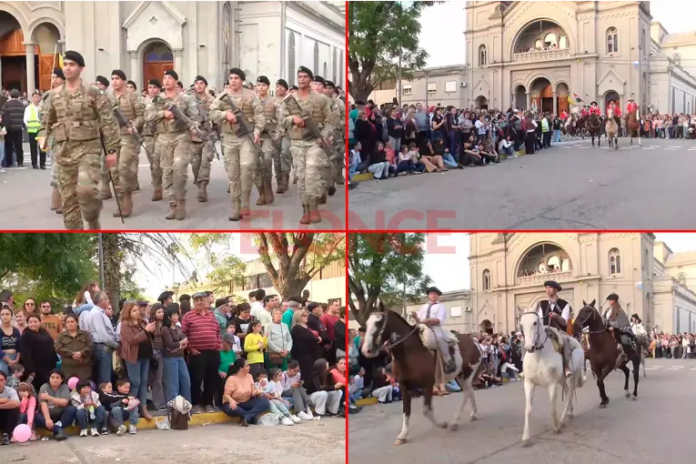 Nogoyá celebró un nuevo aniversario con un conmovedor desfile cívico y tradicionalista
