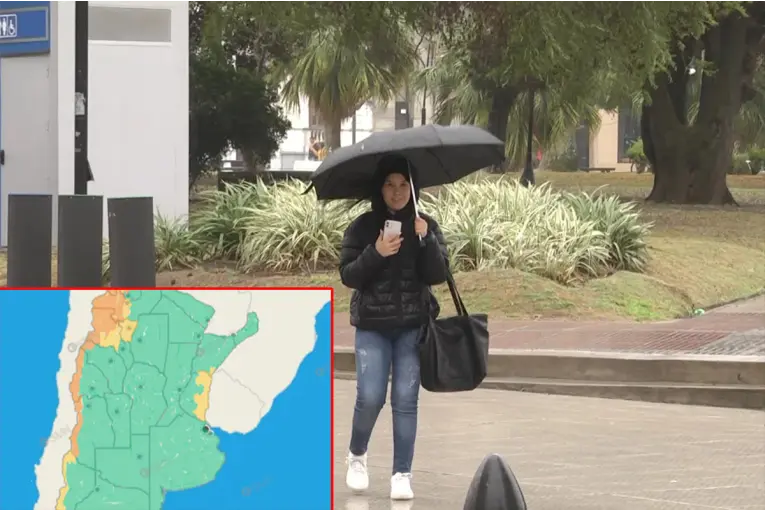 Rige una alerta amarilla por tormentas para este sábado en la Costa del Uruguay: cuándo llegarían y qué departamentos afecta