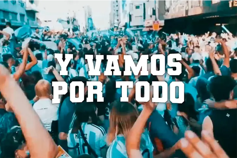 La cuenta oficial de la Selección publicó un emotivo video a horas de la final del mundo: "Vamos por todo, Argentina"
