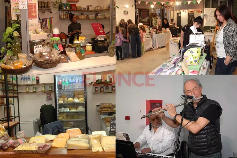 La Feria del Mercado Sud convocó a vecinos con artesanías, gastronomía y música en vivo