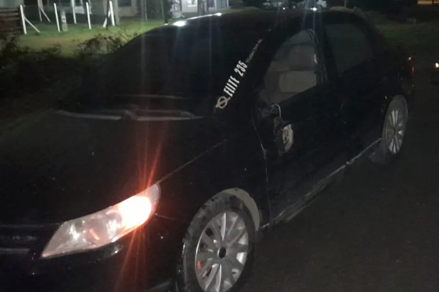 Auto protagonista del accidente.