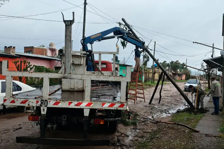 Continúa la asistencia a las familias afectadas por el temporal en Concordia