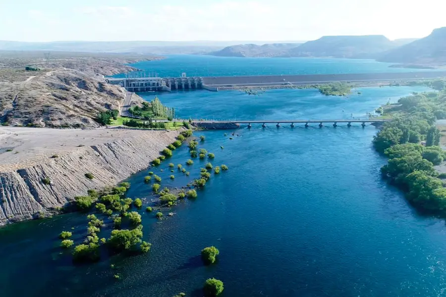 El embalse Pichi Pic&uacute;n Leuf&uacute;, una de las represas sobre el r&iacute;o Limay.
