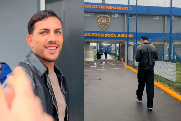 Paredes se reincorporó a Boca y quiere jugar por Sudamericana pese a una lesión