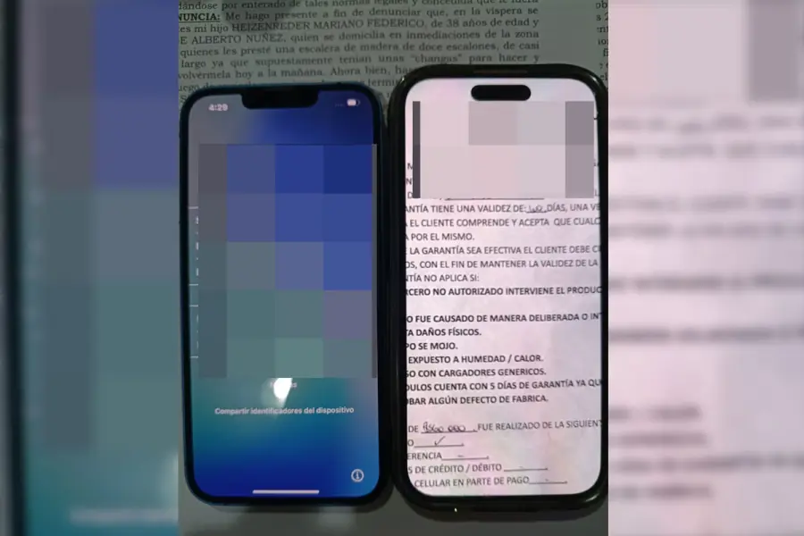 Celular robado en los festejos de la Selección.
