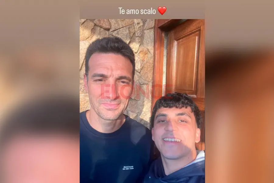 Lionel Scaloni y Mirko Moreira (foto Elonce)