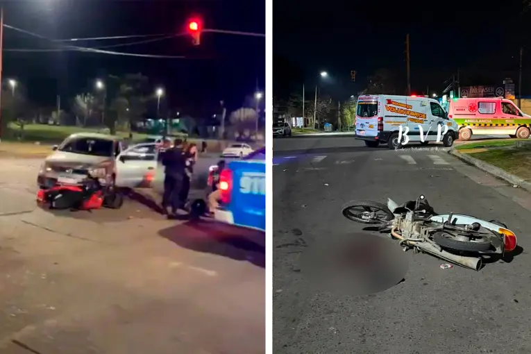 Noche de siniestros en Paraná: múltiples heridos tras dos graves colisiones viales