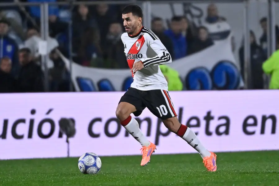 &Aacute;ngel Correa, delantero de River. Foto: X oficial de River.