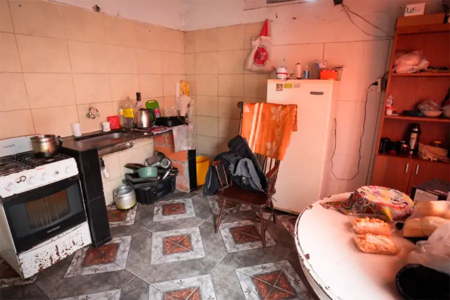Hogar clandestino en Santa Fe (foto Aire de Santa Fe)