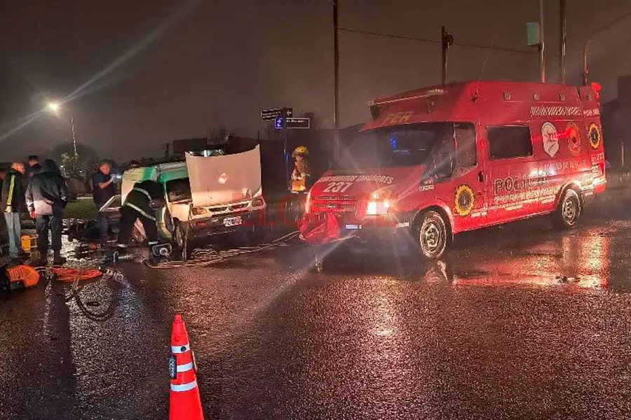 Choque fatal en Paran&aacute; (foto Elonce)
