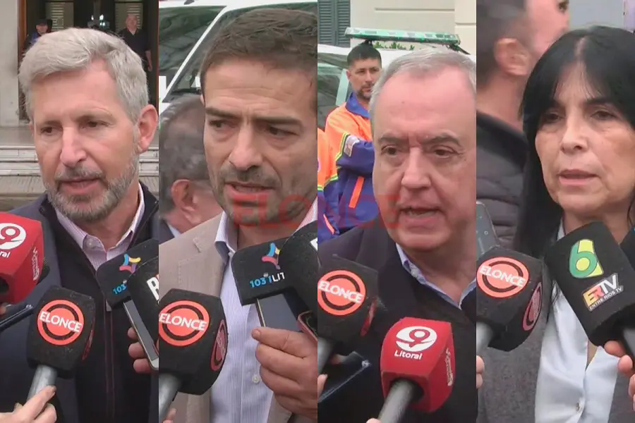 Rogelio Frigerio / Daniel Blanzaco / Alejandro Daneri / Alicia Aluani (foto Elonce)