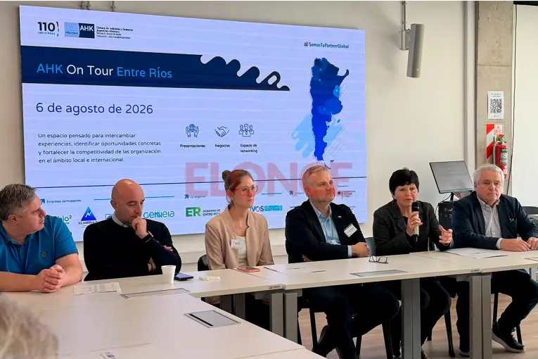 Empresas alemanas buscan oportunidades de inversión y negocios con firmas entrerrianas en el Mirador TEC