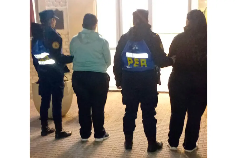 Dos mujeres fueron detenidas (foto Policía de Entre Ríos)