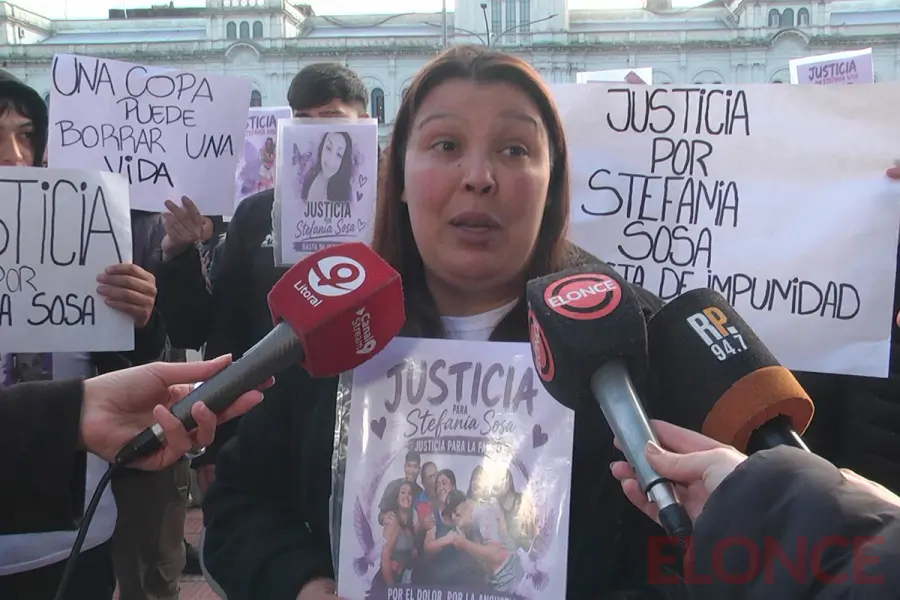 Eliana Sosa, hermana de Stefan&iacute;a (foto Elonce)