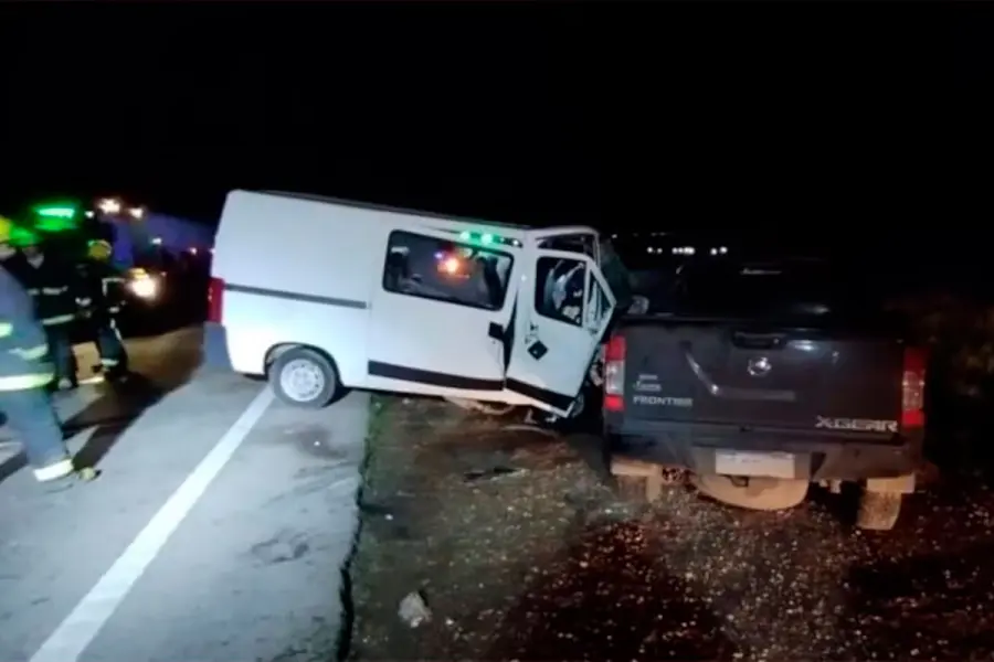 Así quedaron los vehículos luego del accidente. (Foto: gentileza DataTrenque).