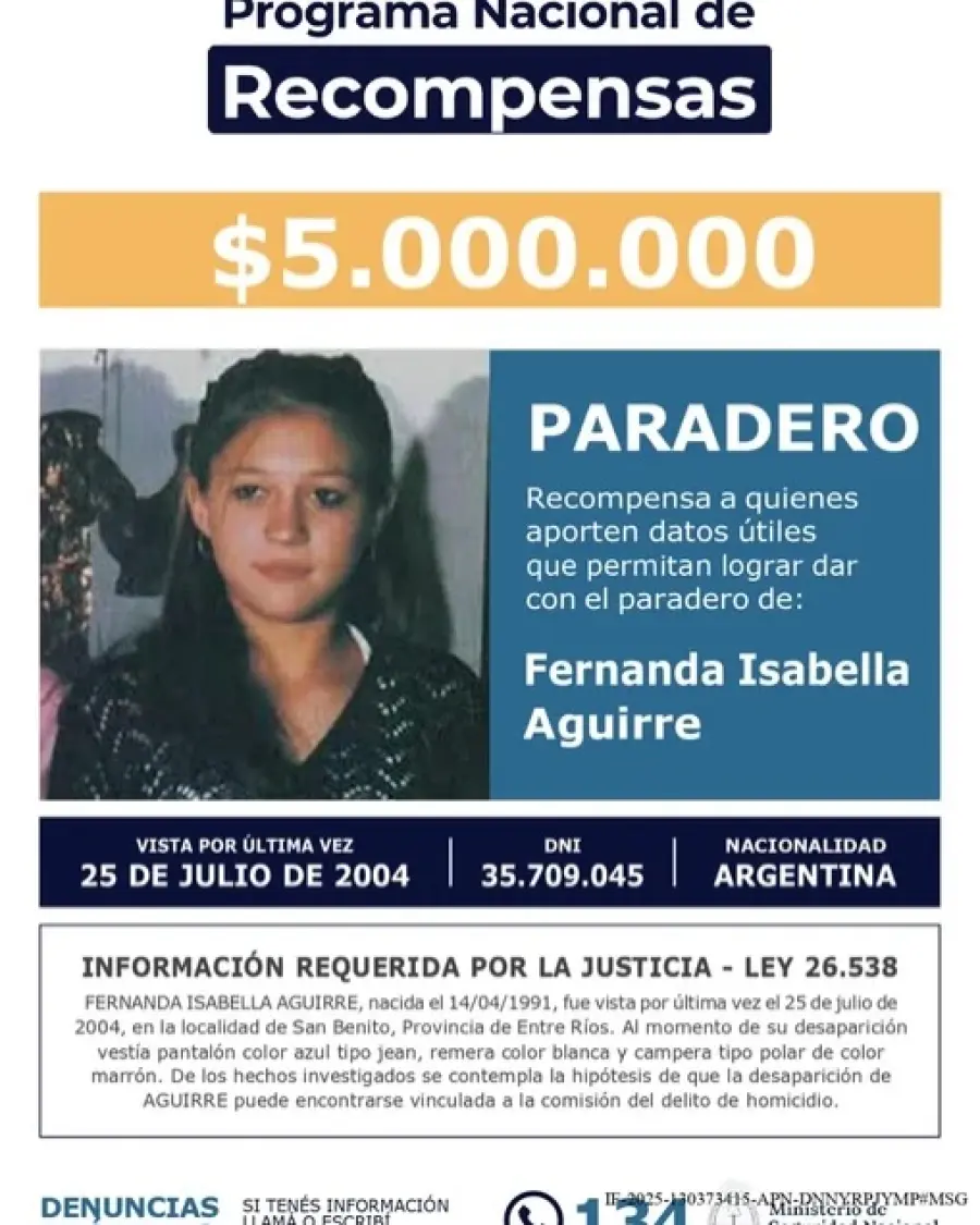 Fernanda Aguirre (Missing Children Argentina)