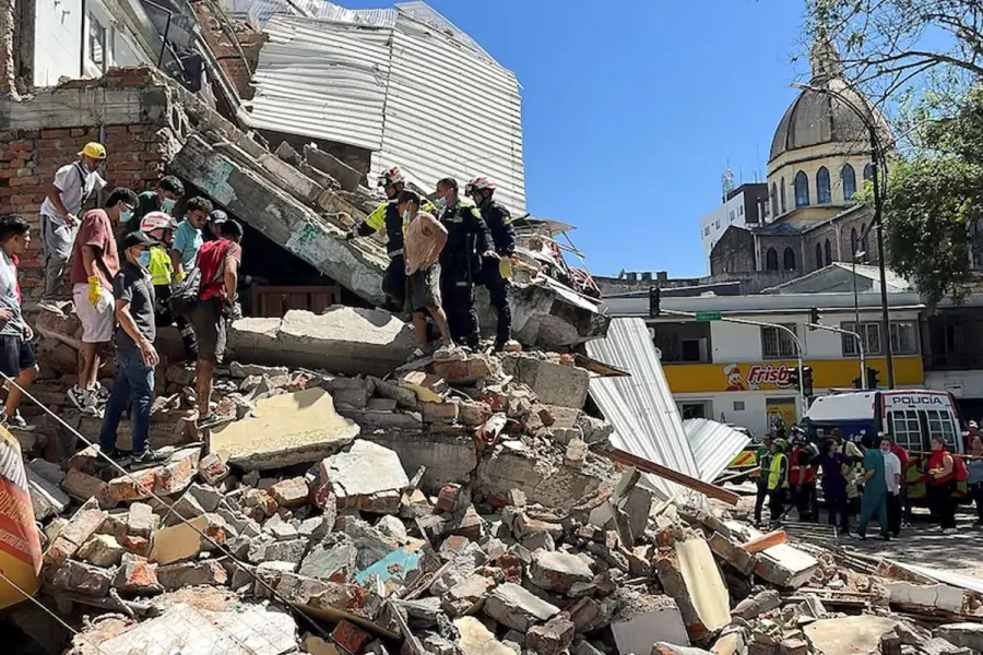 Terremoto en Colombia.-