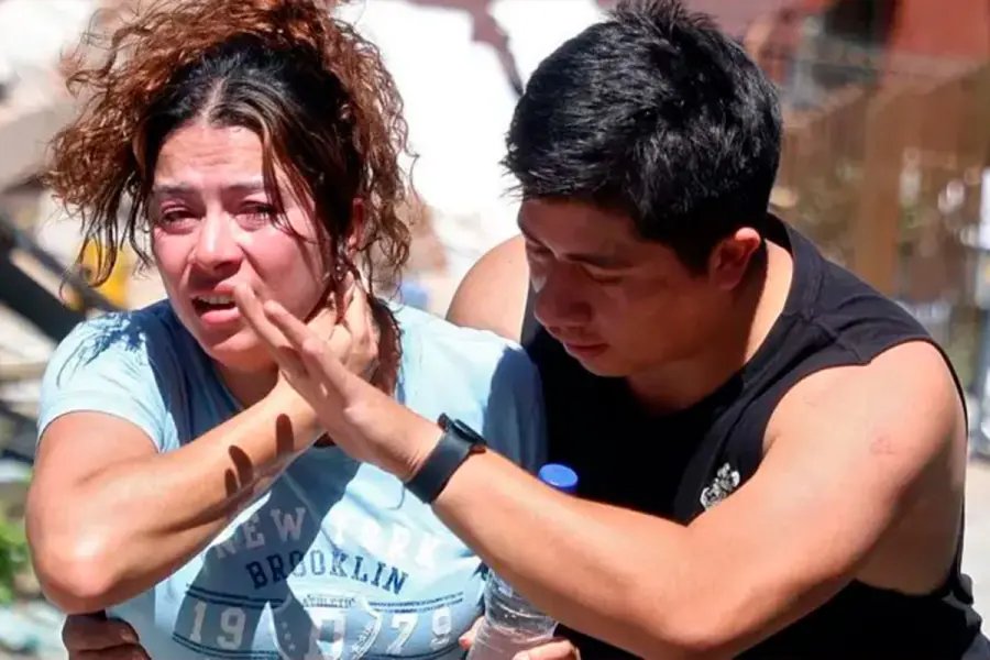 Escenas de angustia se vivieron en ciudades como Manizales. (AFP v&iacute;a Getty Images)