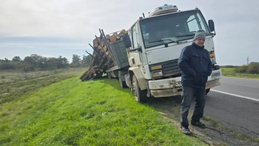 Gerardo Barreto, camionero (foto El D&iacute;a)