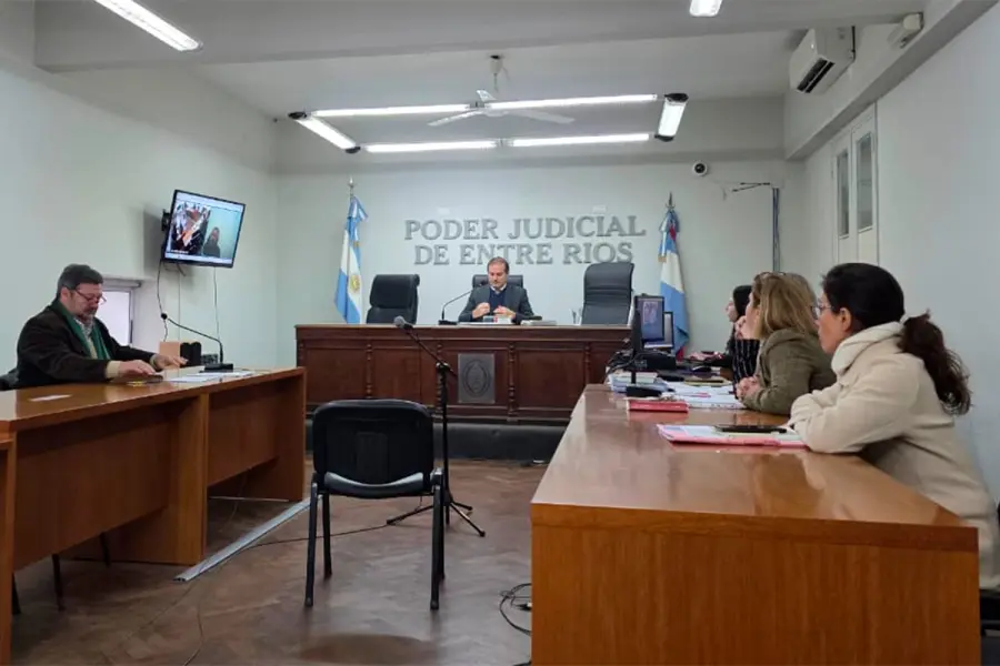 Audiencia de cesura (foto Concordia Policiales)